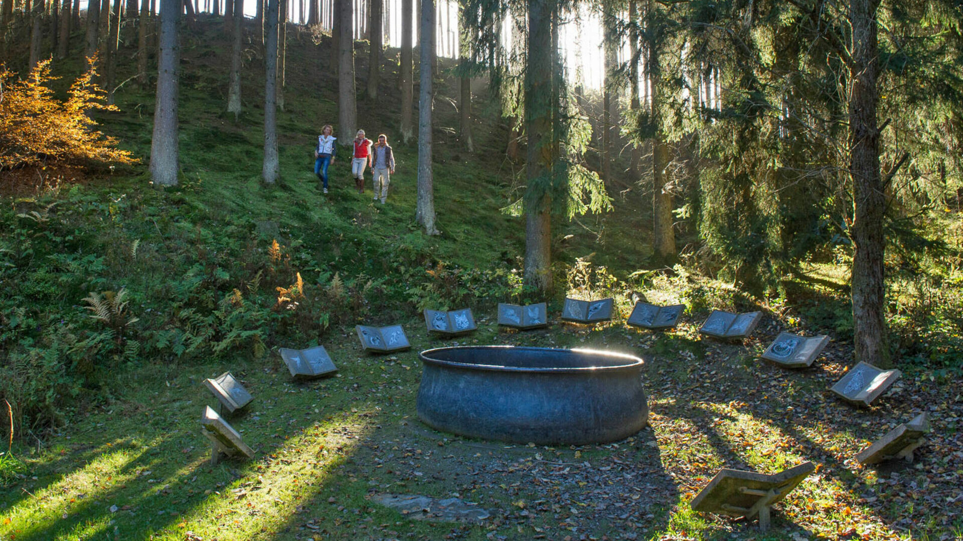 Der Hexenplatz am WaldSkulpturenWeg im Sauerland