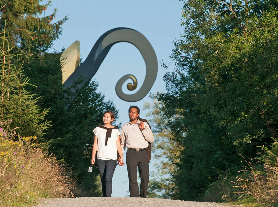 Der Krummstab bei Schanze am WaldSkulpturenWeg